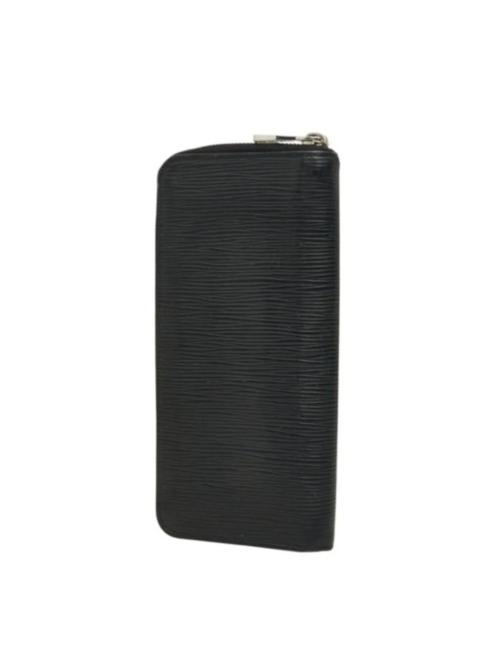 Louis Vuitton Epi Zippy Wallet Vertical Zip Around Noir Black Leather